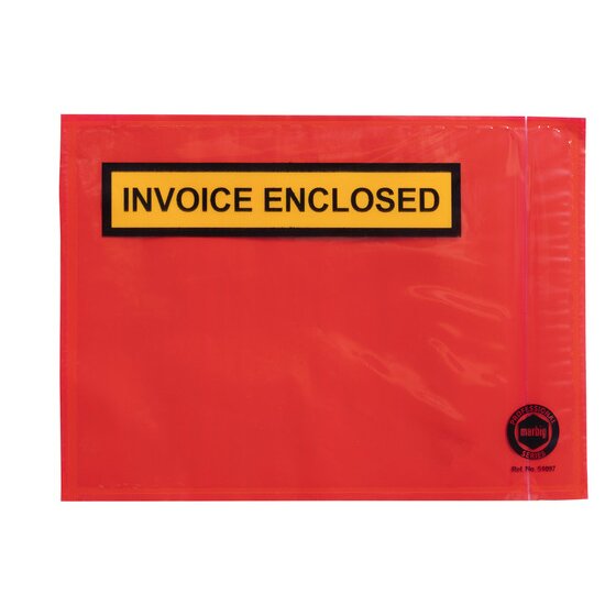 Marbig Professional Packaging Envelope Inv Encl A6 175X125MM Rd BX1000