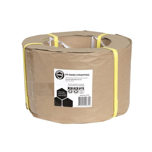 Marbig Professional Hand Strapping 19MMX700MX0.5MM Yellow