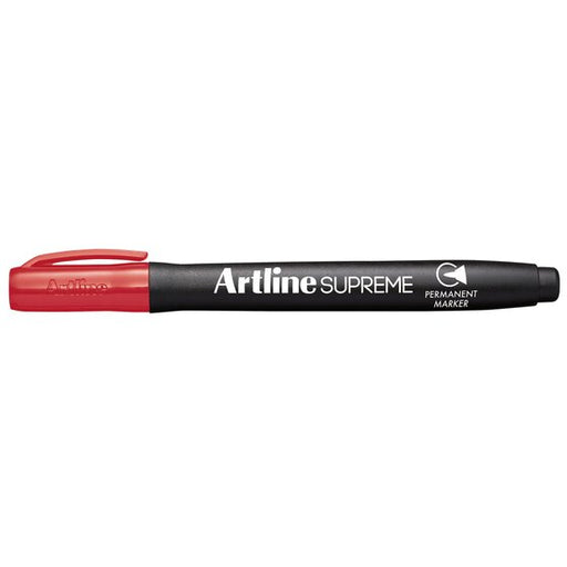 Artline Supreme Permanent Marker Red Antimicrobial