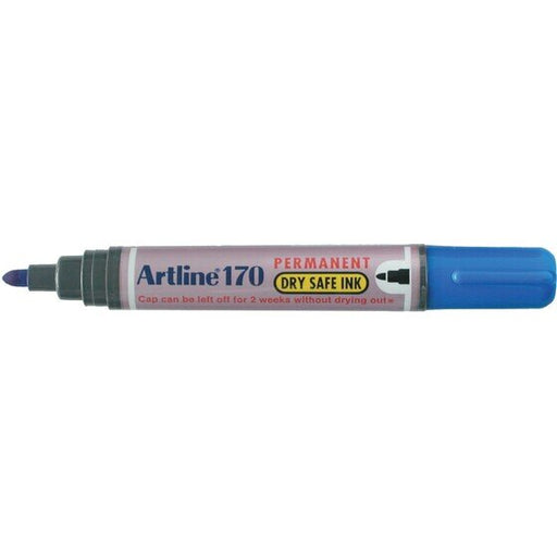 Artline 170 Permanent Marker 2MM Bullet Nib Blue