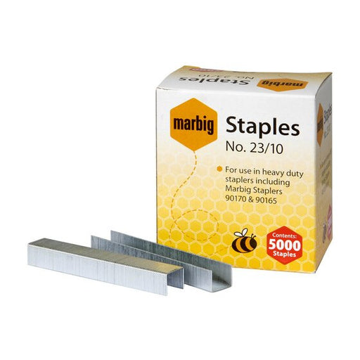 Marbig Staples 23/10MM Box 5000 H/DUTY