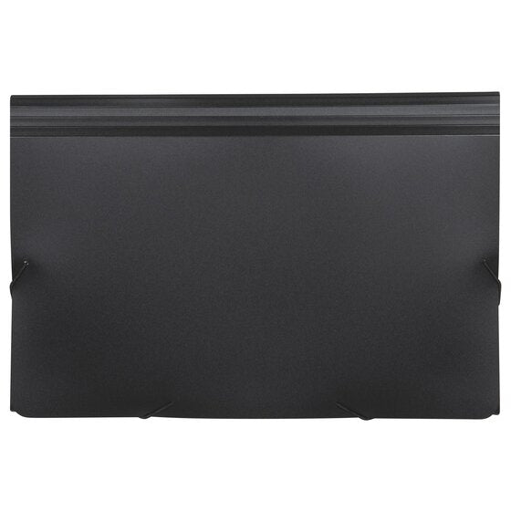 Marbig Expanding File with Storage Box Black