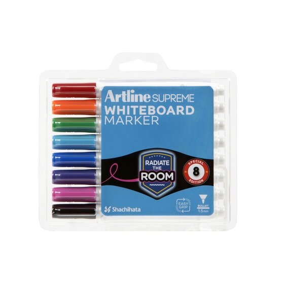 Artline Supreme Whiteboard Marker Assorted Antimicrobial