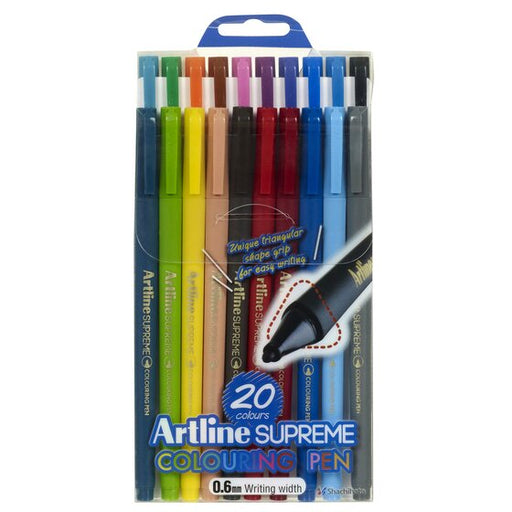 Artline Supreme Fineliner Pen Assorted