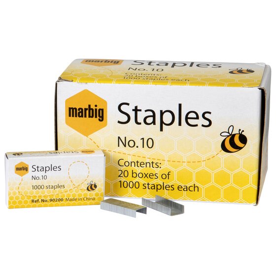 Marbig Staples NO.10 Box 1000