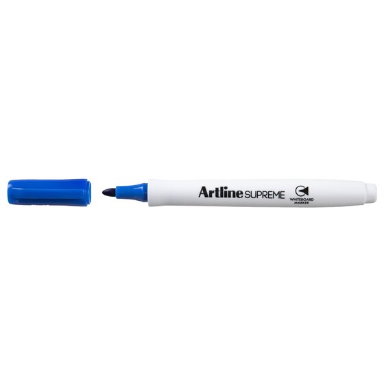 Artline Supreme Whiteboard Marker Blue Antimicrobial