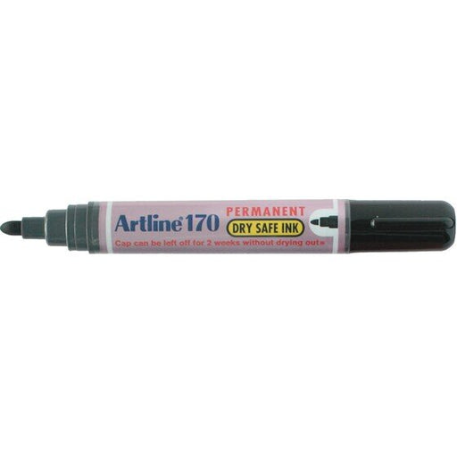 Artline 170 Permanent Marker 2MM Bullet Nib Black