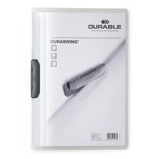 Durable Duraswing Document File 30 Sheet GRAPHITE/CLEAR
