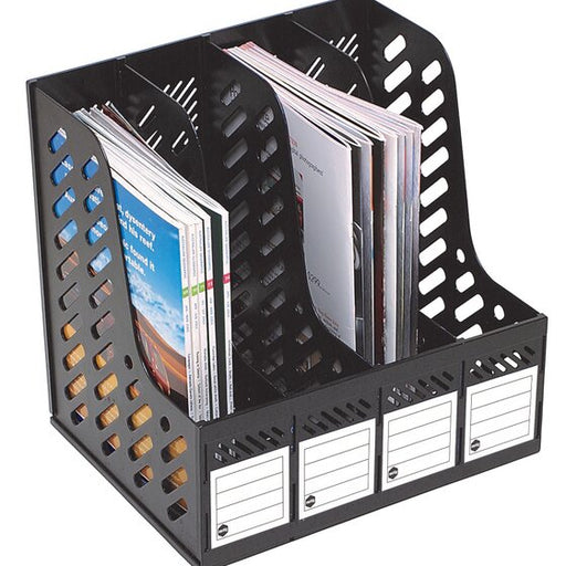 Marbig Magazine Racks 4 Section 4 Section