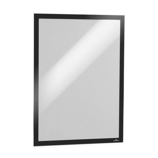 Durable Duraframe Self-adhesive Sign Holder A3 Black PACK2