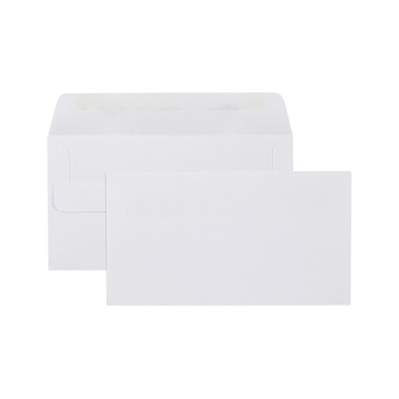 Cumberland Self Seal Plain Envelope 80GSM 11B 90 X 145MM White BOX500
