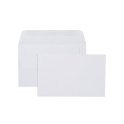 Cumberland Self Seal Plain Envelope 80GSM 90 X 165MM White BOX500