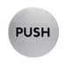 Durable Pictogram Push 65MM Silver PACK1