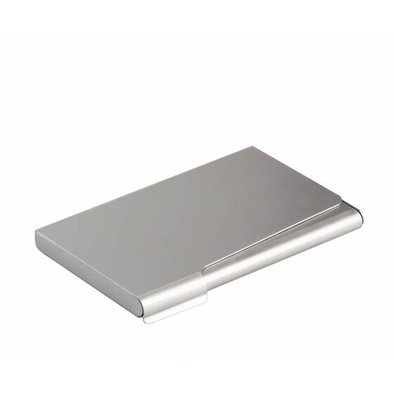 Durable Business Card Box Aluminium 20 Card Capacity