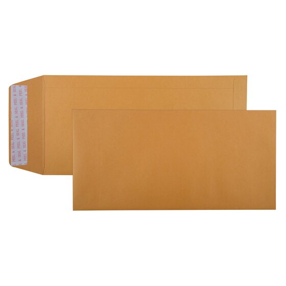 Cumberland Strip Seal Pocket Envelope 85GSM 305 X 150MM Gold BOX250