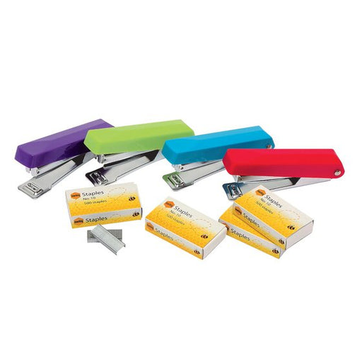Marbig Stapler Mini Assorted 10 W/STAPLES