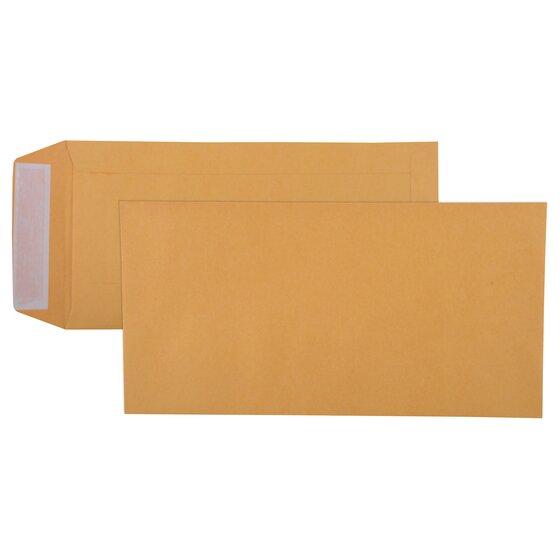 Cumberland Strip Seal Pocket Envelope 85GSM Dlx 235 X 120MM Gold BOX500