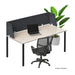 SANA Serenity Desk Screen 12mm Above Desk Surround 1800 x 400 x 300mm