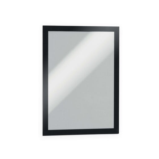Durable Duraframe Self-adhesive Sign Holder A4 Black PACK2