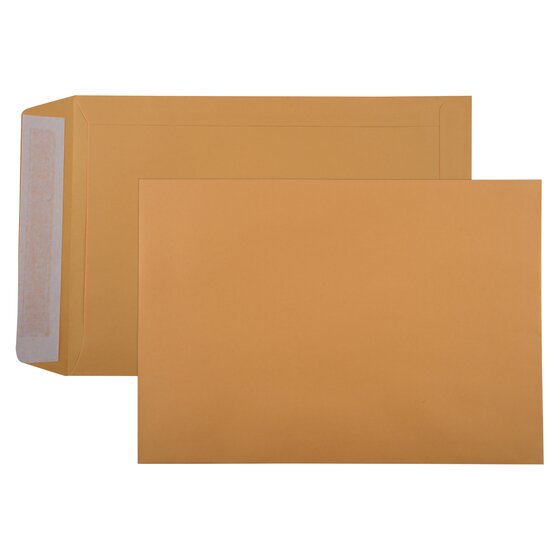 Cumberland Strip Seal Pocket Envelope 85GSM B5 250 X 176MM Gold BOX250