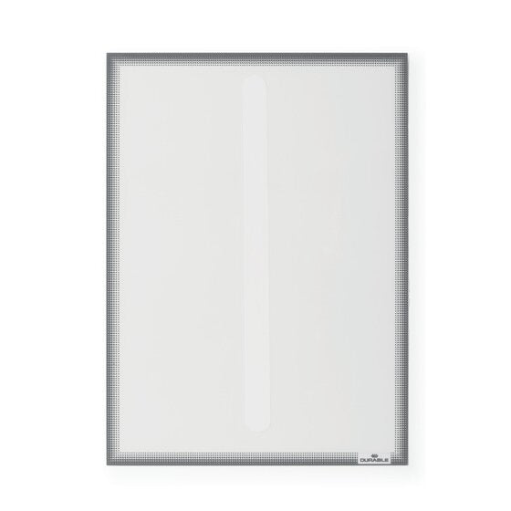 Durable Duraframe Info Frame Static Cling A4 Grey PACK1
