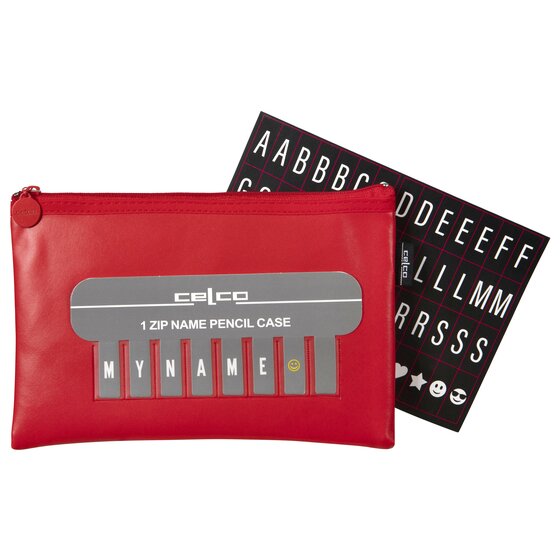 Celco Pencil Case Red - 225 X 143MM