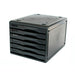 Metro 3439 Desktop Filing Drawers B4 6D Black