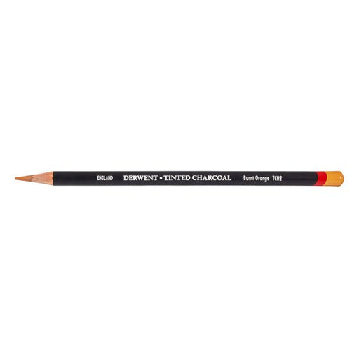 Derwent Tinted Charcoal Pencil Burnt Orange TC02