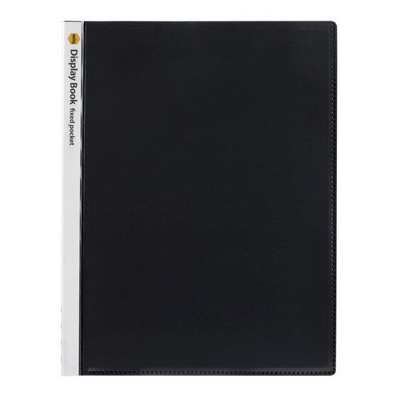 Marbig Display Book W/INSERT Cover Non-refillable 40 Pages Black