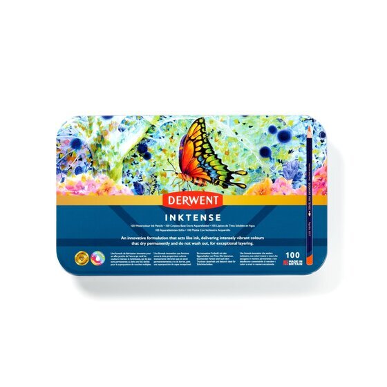 Derwent Inktense Pencil Tin 100