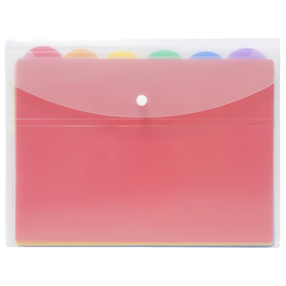 Marbig Document Wallet 6 Files Brights