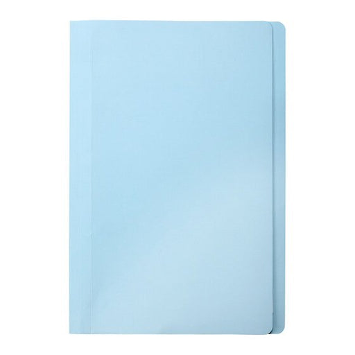 Marbig Manilla Folders Foolscap L/BLUE BOX100