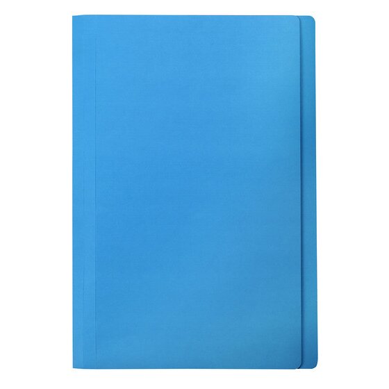 Marbig Manilla Folders Foolscap Blue BOX100