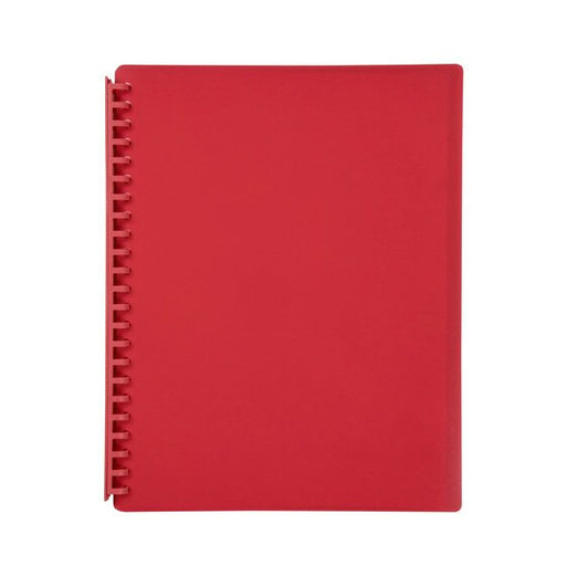 Marbig Refillable Display Book 20 Pocket Red