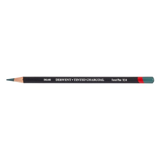 Derwent Tinted Charcoal Pencil Forest Pine TC14