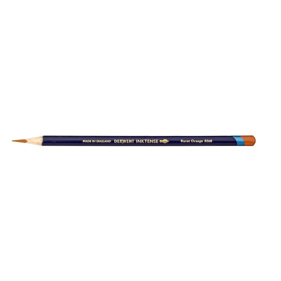 Derwent Inktense Pencil Burnt Orange 0260