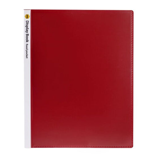 Marbig Display Book W/INSERT Cover Non-refillable 40 Pages Red