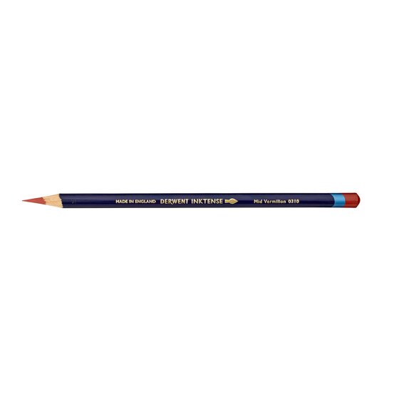 Derwent Inktense Pencil Mid Vermilion 0310