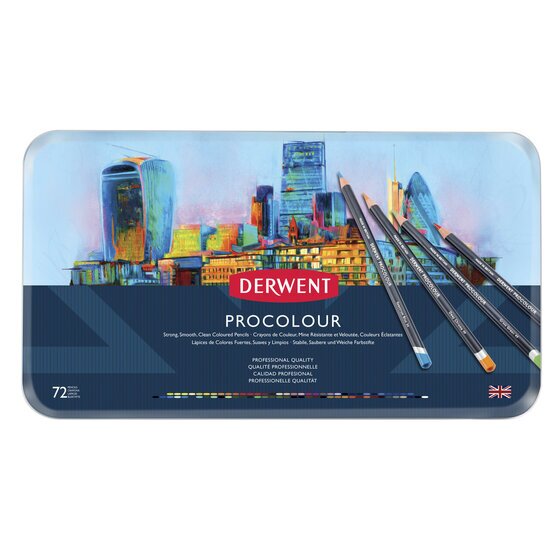 Derwent Procolour Pencil Tin 72