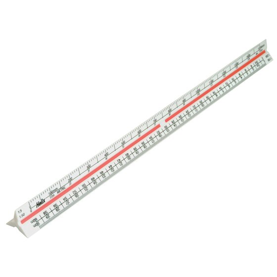 Helix Scale Rule Triangular 30CM