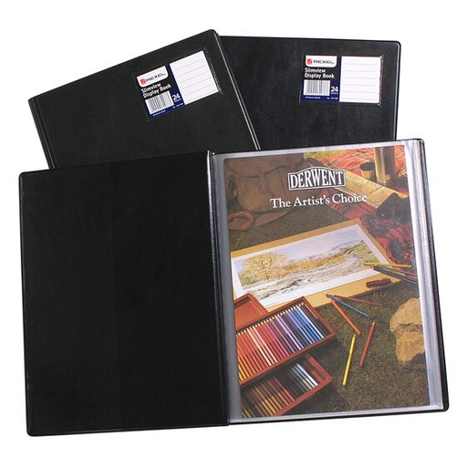 Rexel Display Book A4 S/VIEW 24 Pocket Black