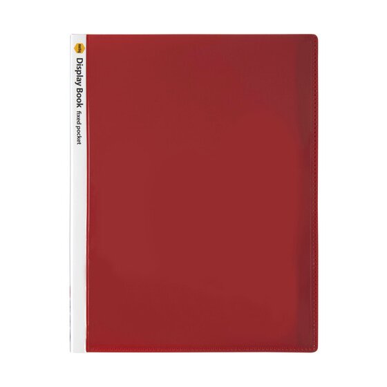Marbig Non-refillable Display Book 20 Pocket Insert Cover Red