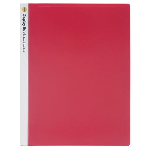 Marbig Non-refillable Display Book 20 Pocket Red