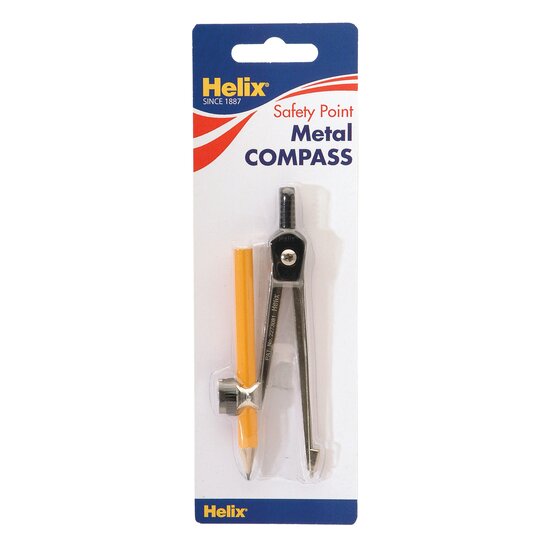 Helix Metal Compass with Pencil