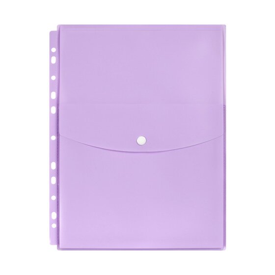 Marbig Binder Wallet A4 Top Open Pastel Purple