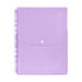 Marbig Binder Wallet A4 Top Open Pastel Purple