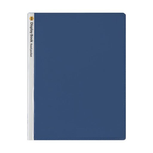 Marbig Non-refillable Display Book 20 Pocket Insert Cover Blue