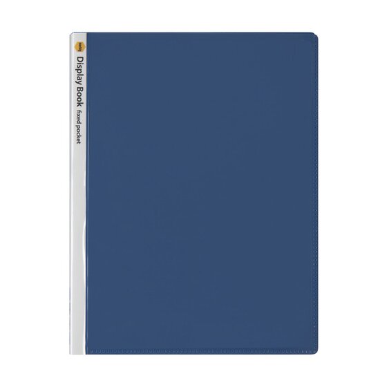 Marbig Non-refillable Display Book 20 Pocket Insert Cover Blue