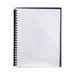 Marbig Refillable Display Book 20 Pocket CLEAR/BLACK