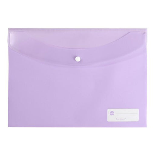 Marbig Doculope Document Wallet A4 Pastel Purple